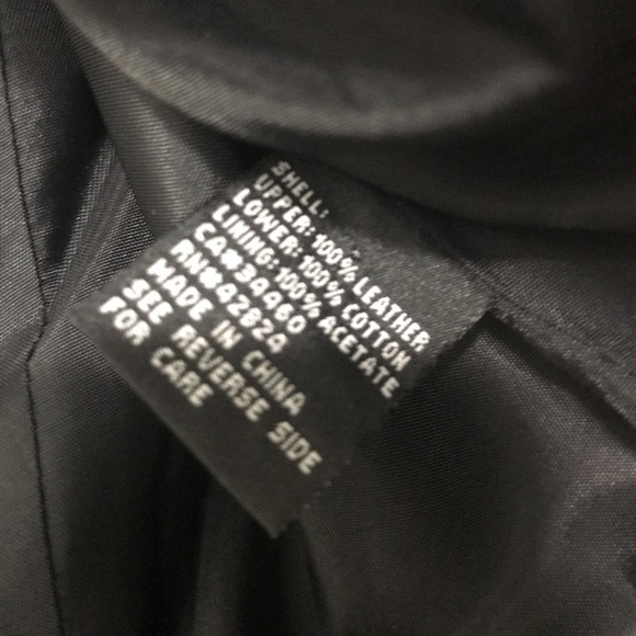 Veda leather high-low Jacket - Picture 10 of 16